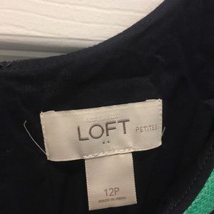 Sun dress, horizontal stripes. Size 12 petite.